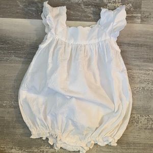 Old Navy baby girl eyelet  romper
